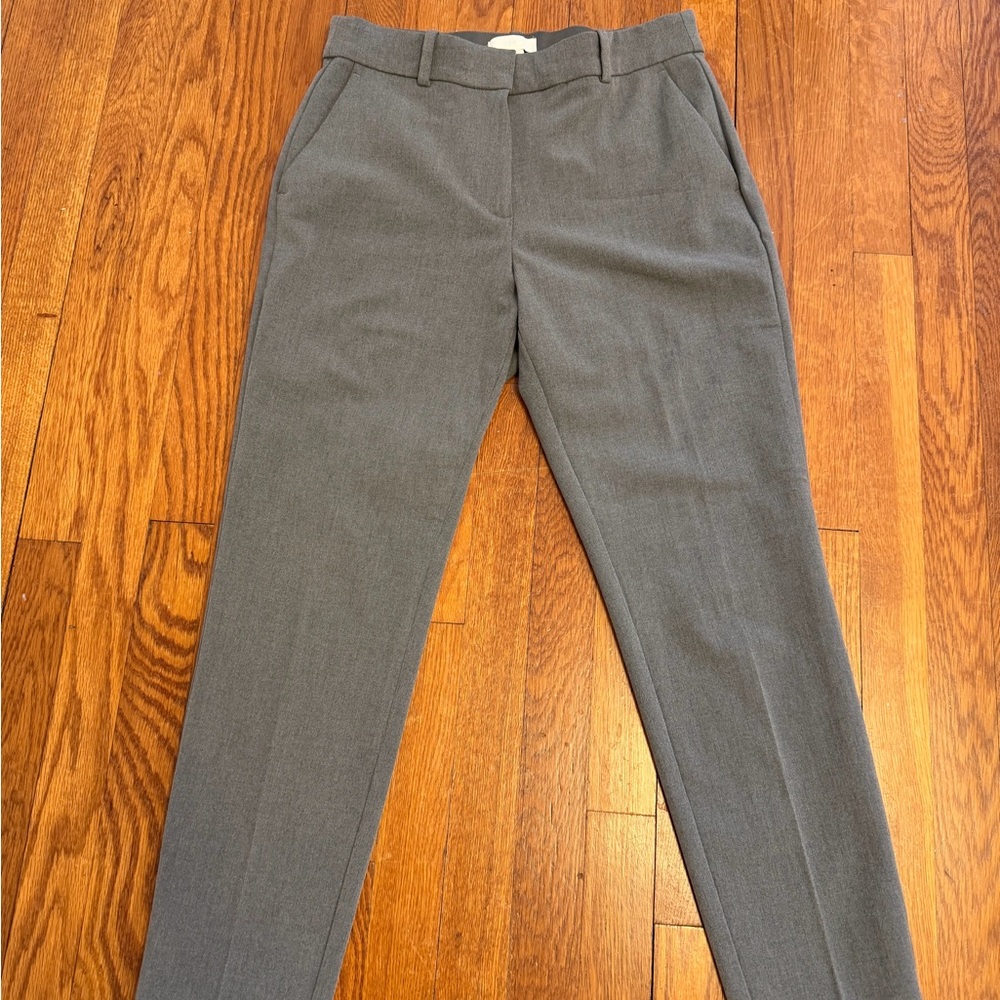H&M Women's Gray slim Trouser pants